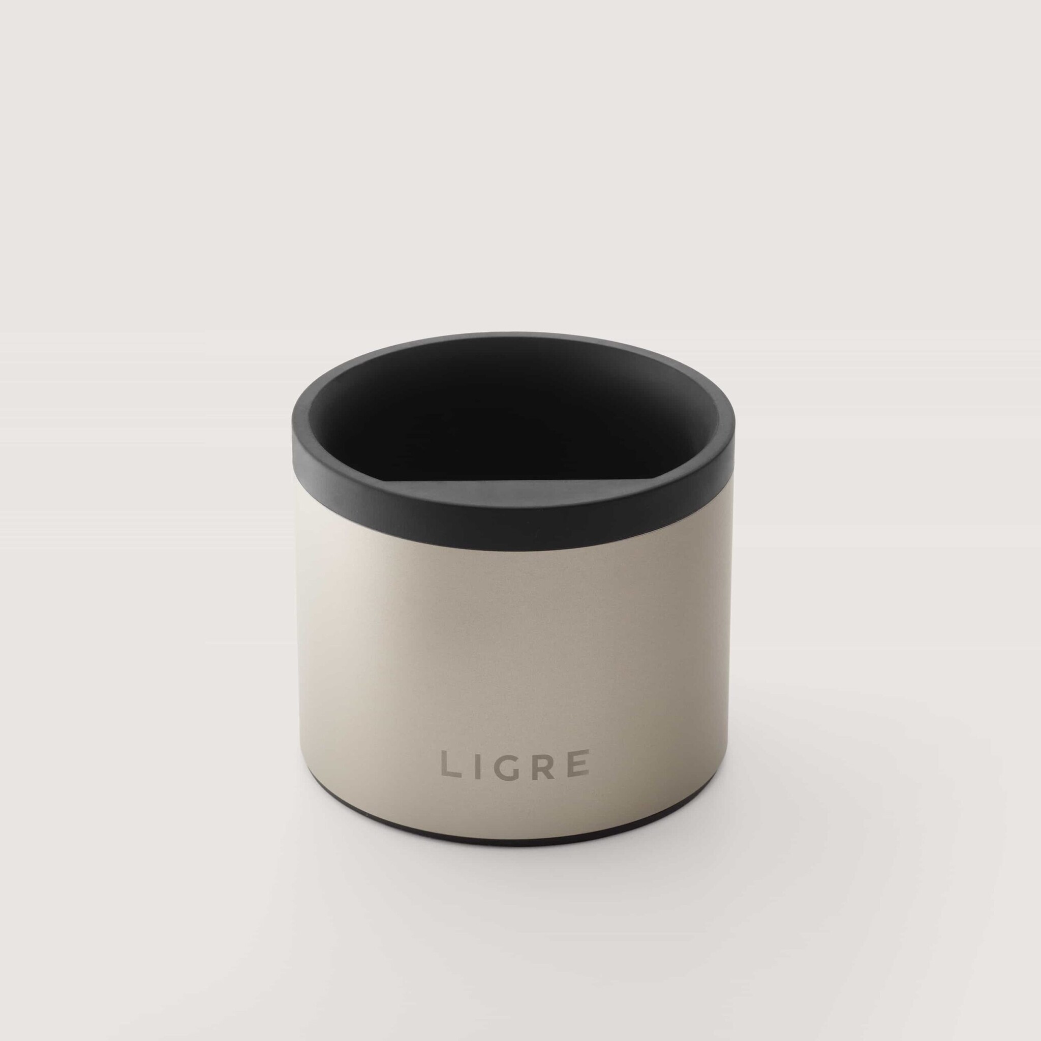 LIGRE Knockbox Silver Beige