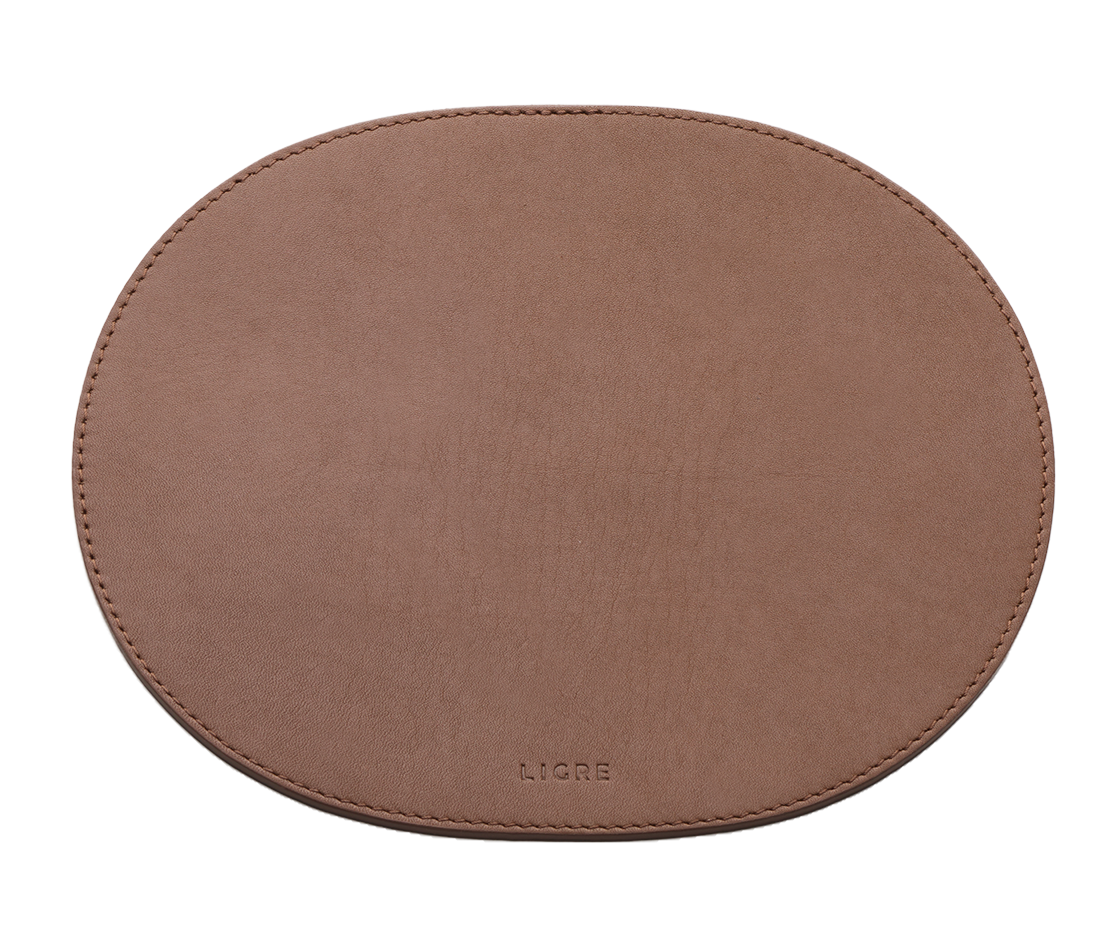 LIGRE Tamper Mat Cognac Brown