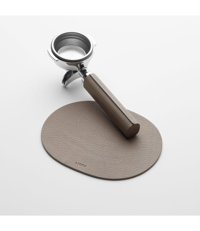 Ligre Tamper Mat Elephant Grey – premium leder