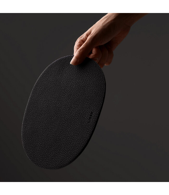 Ligre Tamper Mat Pebble Black – premium leder