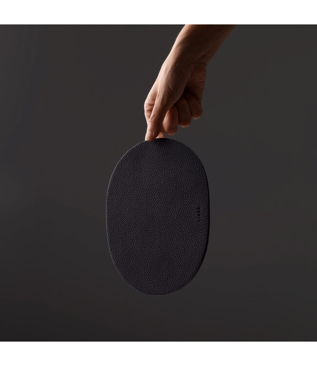 Ligre Tamper Mat Pebble Black – premium leder