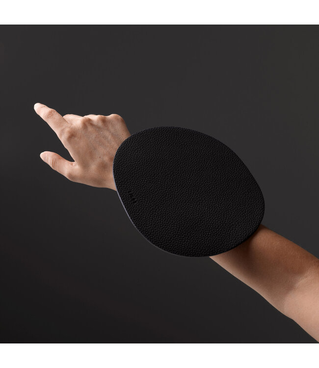 Ligre Tamper Mat Pebble Black – premium leder