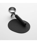 Ligre Tamper Mat Pebble Black – premium leder