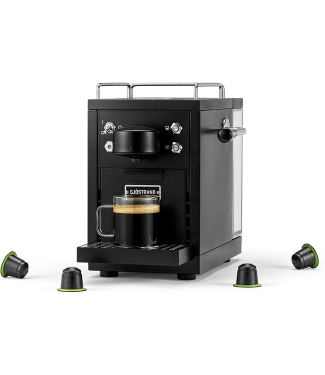 Sjöstrand The Original 1.0 Black capsulemachine
