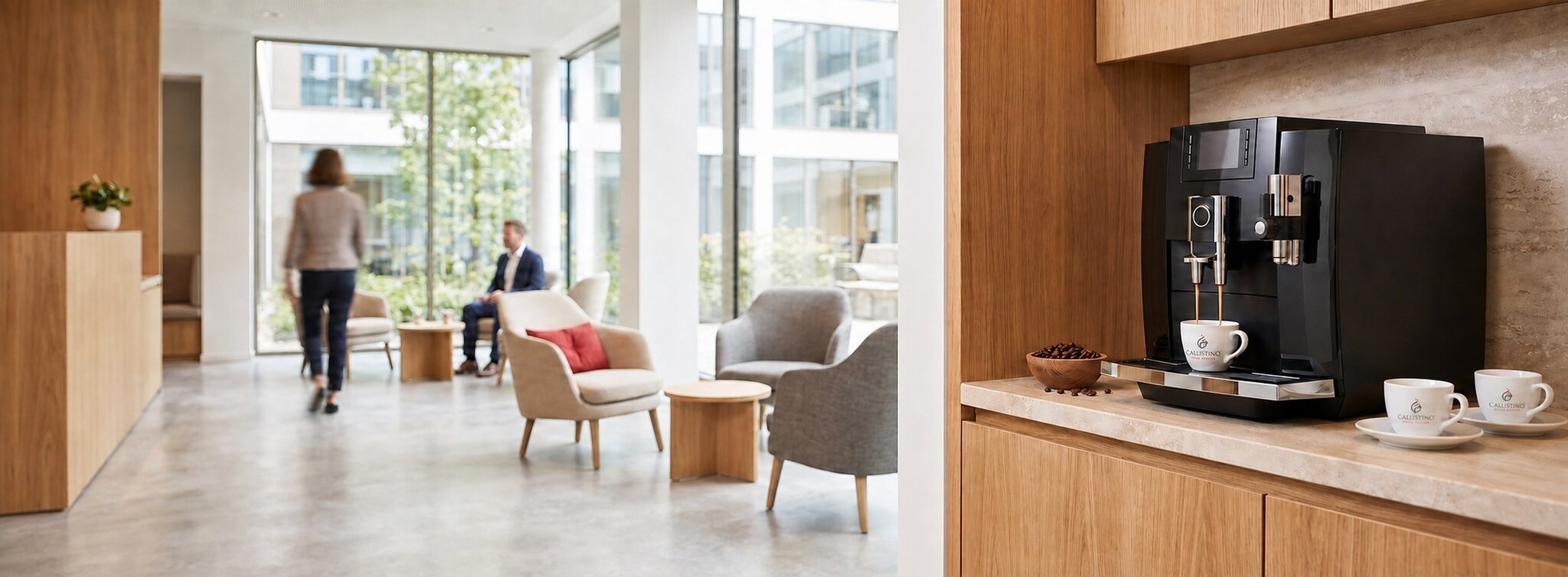 Professionele koffiemachines voor bedrijven, winkels, praktijken en horeca