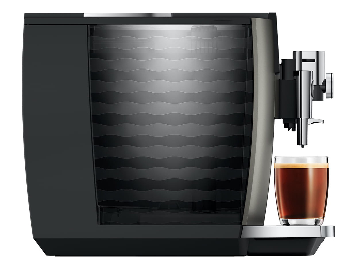 JURA S10 (EA) Dark Inox - zijaanzicht