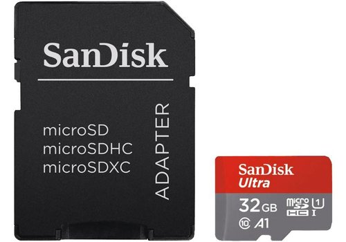  Sandisk MicroSD Ultra 32 GB 98 MB/s Class 10 geheugenkaart 