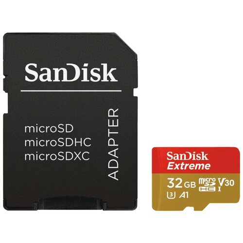  Sandisk MicroSD Extreme 32 GB 100 MB/s geheugenkaart 