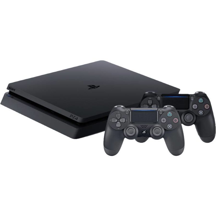 Sony PlayStation 4 (Slim) 1 TB + 2 controllers-1