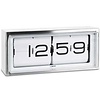 Brick clock stainless steel 24h