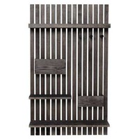 thumb-Wooden organizer wall shelf-1