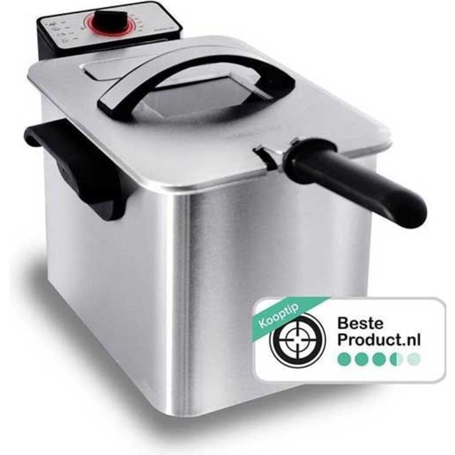 Fryer with cold zone-1