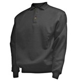 CAMUS 381101 Grote maten Zwarte Polo Sweater