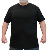 Kingsize Brand TS100 Grote maten Zwart T-shirt