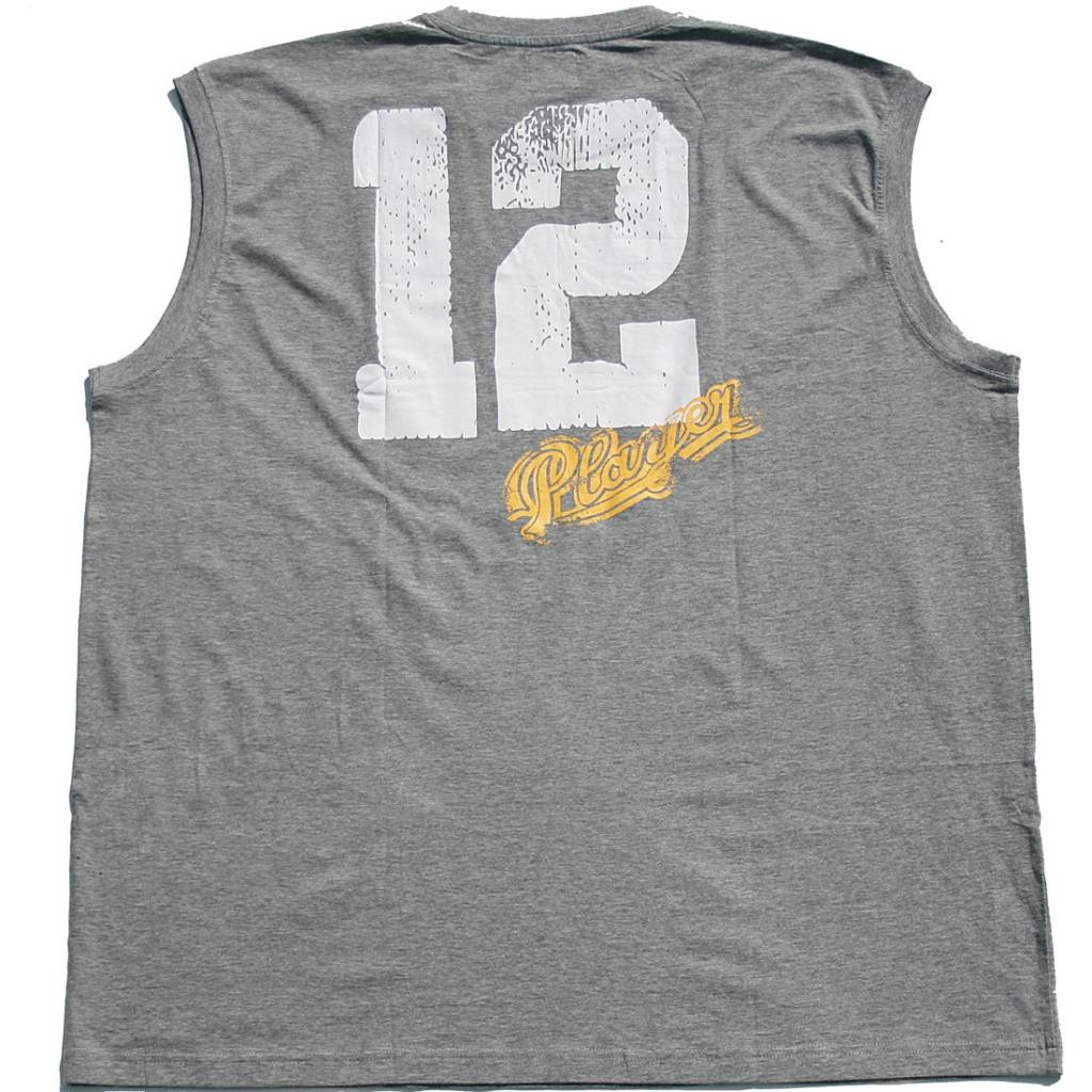 VANDAM 7763 Grote maten Melange Tank Top 3XL-8XL