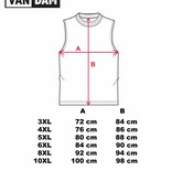 VANDAM 7763 Grote maten Melange Tank Top 3XL-8XL