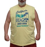 DAGIO 11762 Tank Top jaune de grandes tailles 3XL-8XL