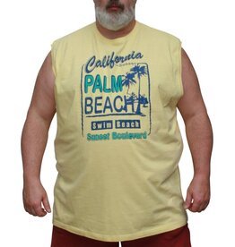 DAGIO 11762 Grote maten Gele Tank Top
