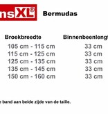 JeansXL 510 Grandes tailles Bermuda bleu foncé 3XL-8XL