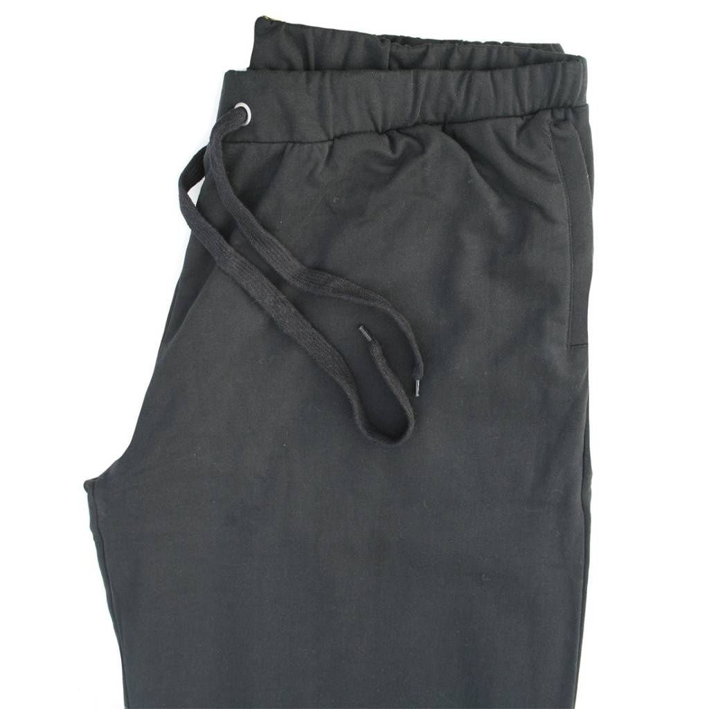 VANDAM Grande taille Pantalon de jogging noir