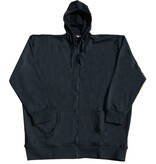 VANDAM Grande taille Sweat à capuche noir 3XL-6XL