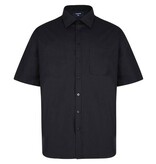 Espionage Grandes tailles Chemise noire 2XL-8XL