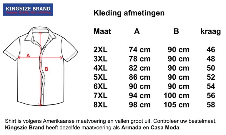 Espionage Grote maten Zwart Klassiek Overhemd 2XL-8XL