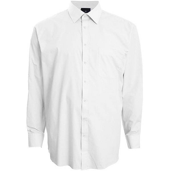 Espionage Chemise grande taille bleue blanc 2XL-8XL