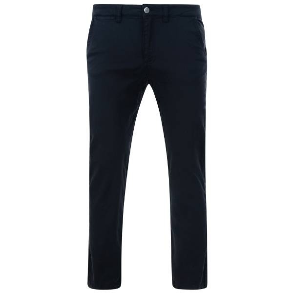 KAM Grande Taille Stretch Chino Pantelon Navy