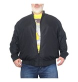 Espionage Grande taille Veste d'été noire  2XL-8XL