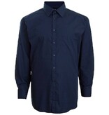 Espionage Grote maten Navy Blue Klassiek Overhemd 2XL-8XL