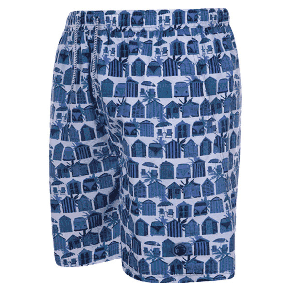 Espionage Grande Taille Short de bain BEACH HUT Print 2XL-8XL