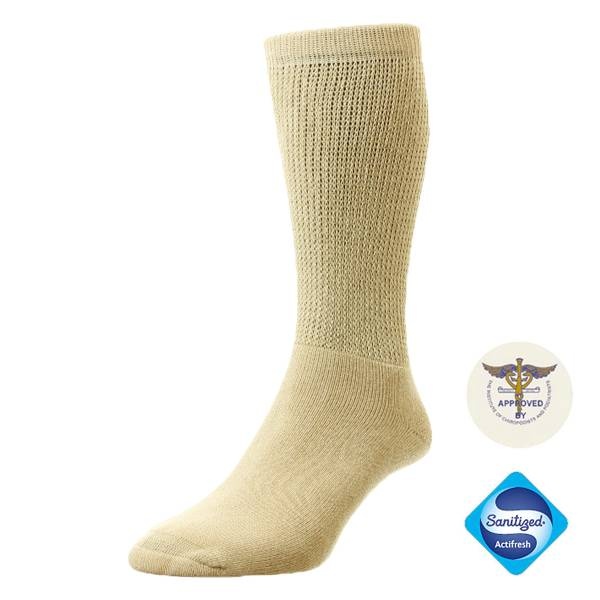 Wollen Diabetes Sokken - Beige