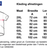 Espionage Grote maten Zwart T-shirt "PARADISE" TS430 2XL-8XL