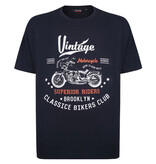 Espionage Grande taille T-shirt Noir "Bikers-Club"