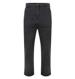 KAM Grote maten Charcoal  Stretch Jeans