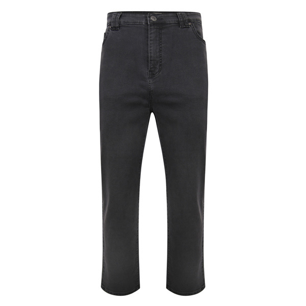 KAM Grande taille Stretch Jeans Charcoal