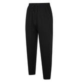 KAM Grande taille pantalon de jogging Noir 10XL-12XL