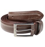 KAM Grande taille Ceinture marron