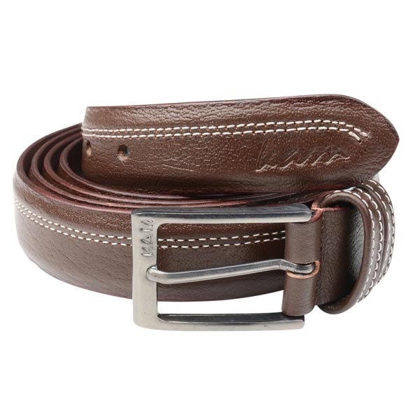 KAM Grande taille Ceinture marron