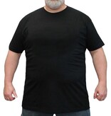 Espionage Grote maten zwart  basic T-shirt 2XL-8XL