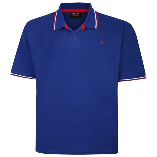 Espionage Grande taille Polo Blue 2XL-8XL