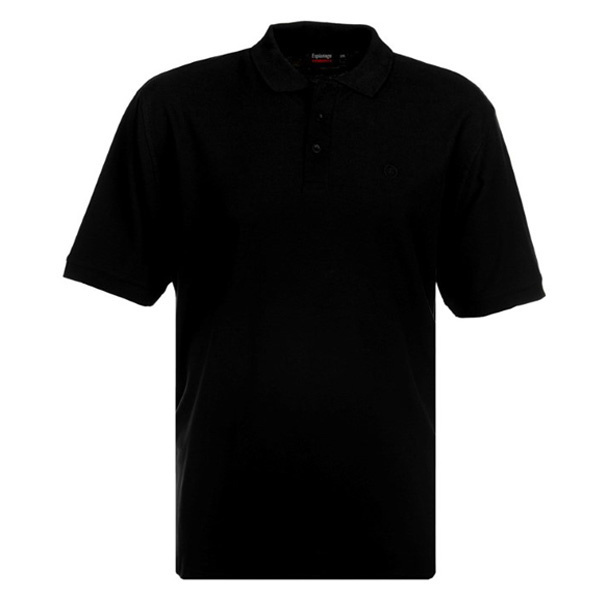 Espionage Grande Taille Polo Noir 2XL-8XL