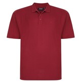 Espionage Grande Taille Polo Vin Rouge Roi 2XL-8XL