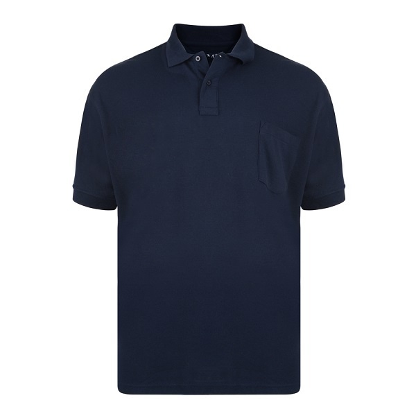 KAM Grande taille Polo Bleu Marine 10XL-12XL