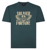 Espionage Grote maten Groen T-shirt "Soldier of Fortune"  TS392