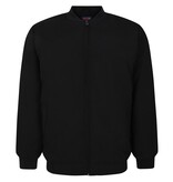 Espionage Veste Oxford Rembourrée Noire Grande Taille 2XL-8XL