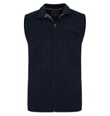 KAM Bodywarmer en Molleton Matelassé Bleu Marine Grande Taille 2XL-8XL