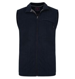 KAM Bodywarmer en Molleton Matelassé Bleu Marine Grande Taille