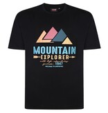 Espionage Grote maten T-shirt  "Mountain" TS354 2XL-8XL